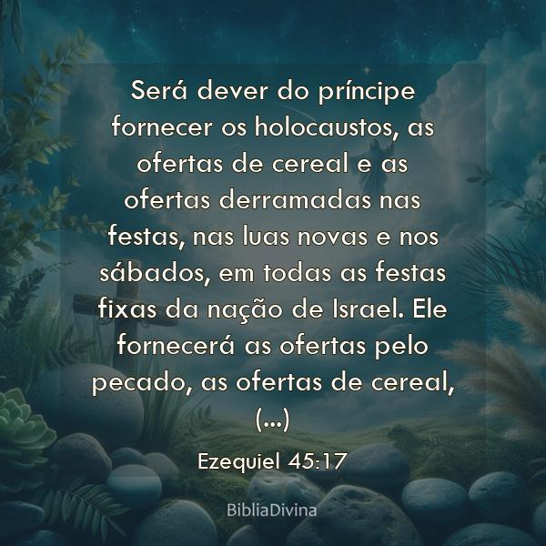 Ezequiel 45:17