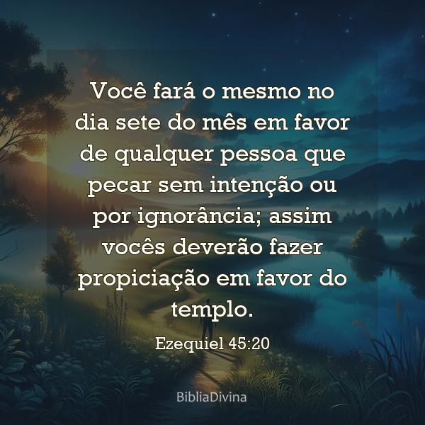 Ezequiel 45:20