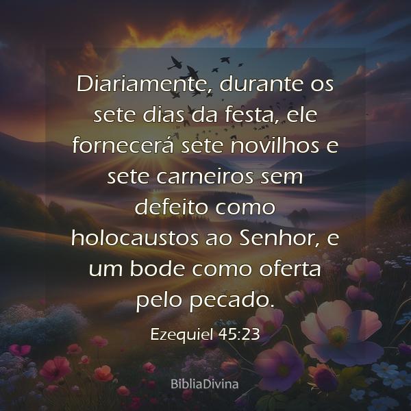 Ezequiel 45:23