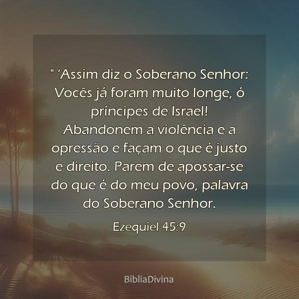 Ezequiel 45:9