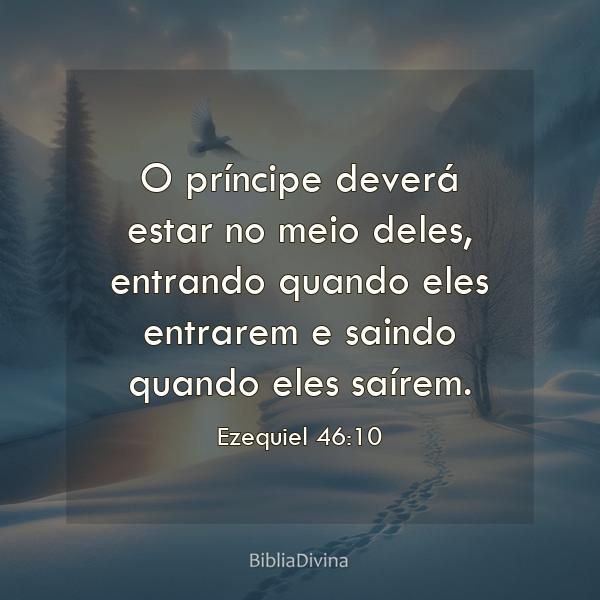 Ezequiel 46:10