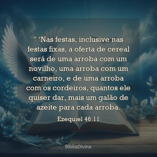 Ezequiel 46:11