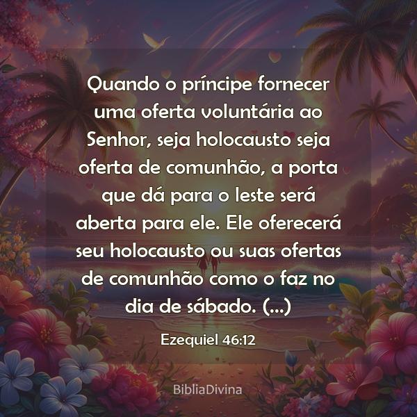 Ezequiel 46:12