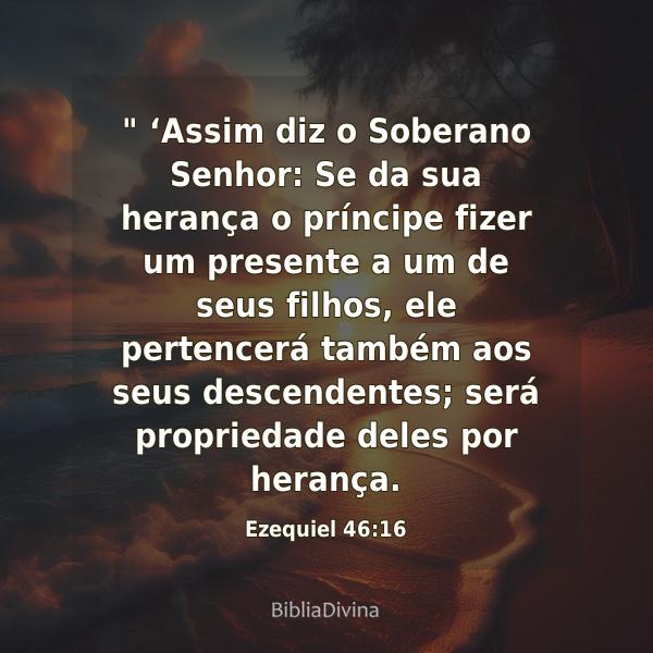 Ezequiel 46:16