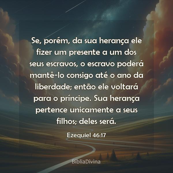 Ezequiel 46:17