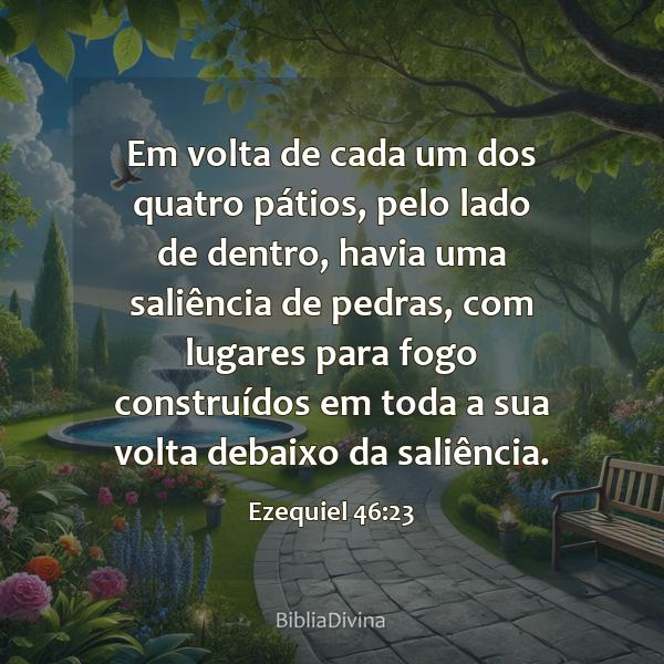 Ezequiel 46:23