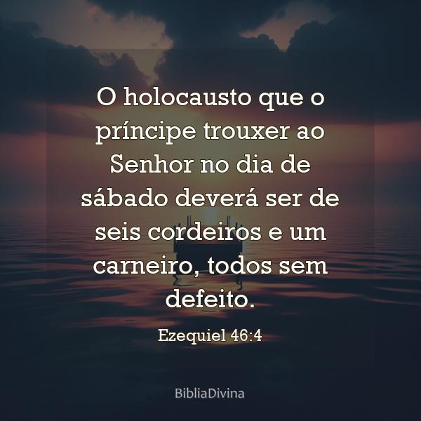 Ezequiel 46:4