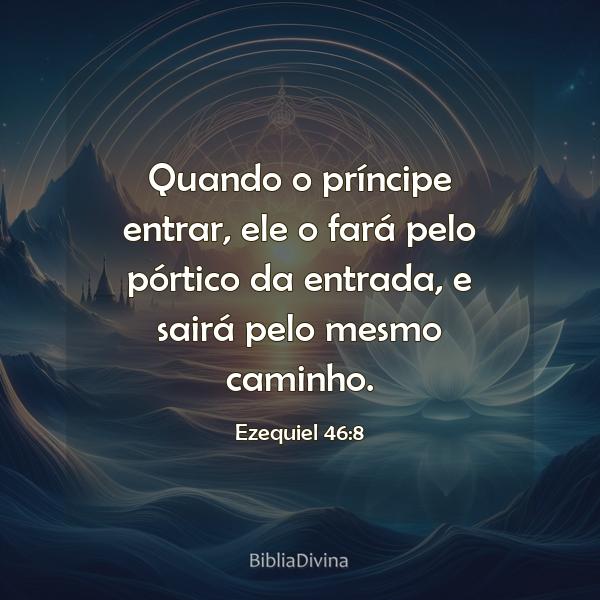 Ezequiel 46:8