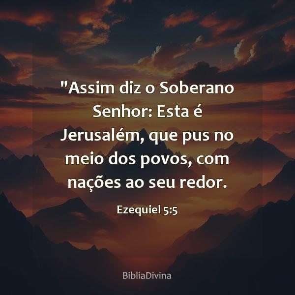 Ezequiel 5:5