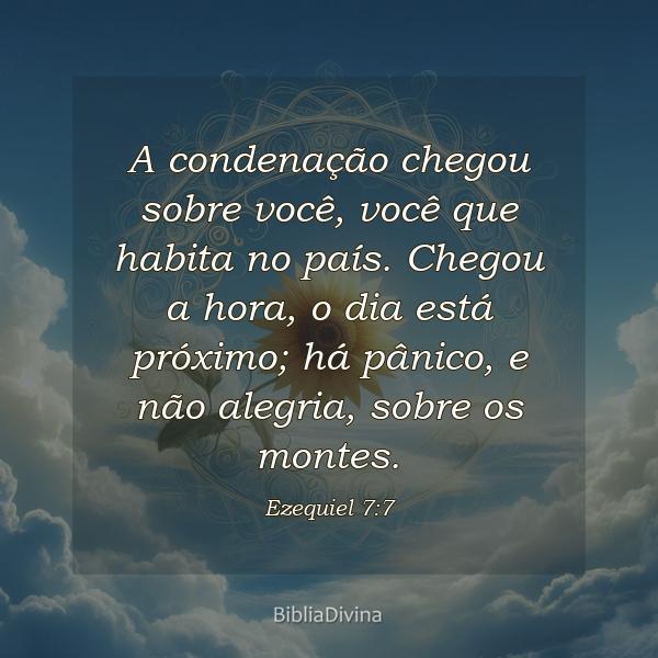 Ezequiel 7:7