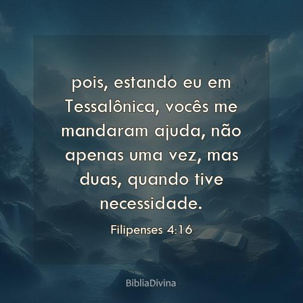 Filipenses 4:16