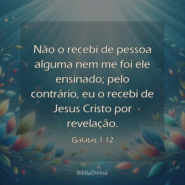 Gálatas 1:12