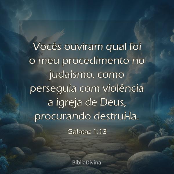 Gálatas 1:13