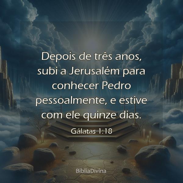 Gálatas 1:18