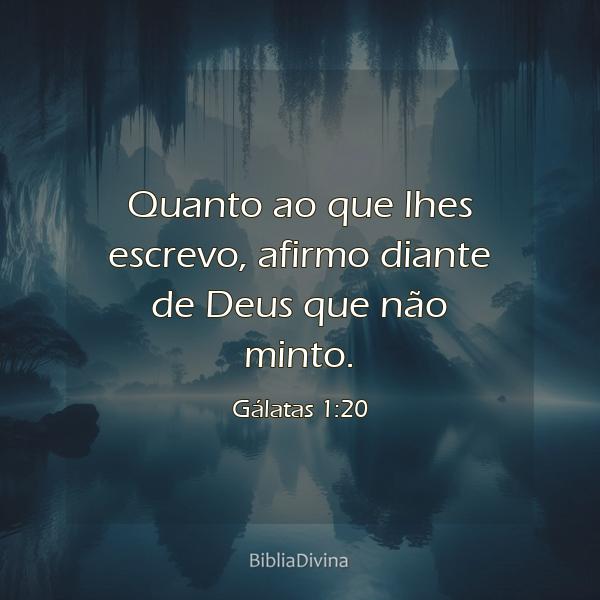 Gálatas 1:20