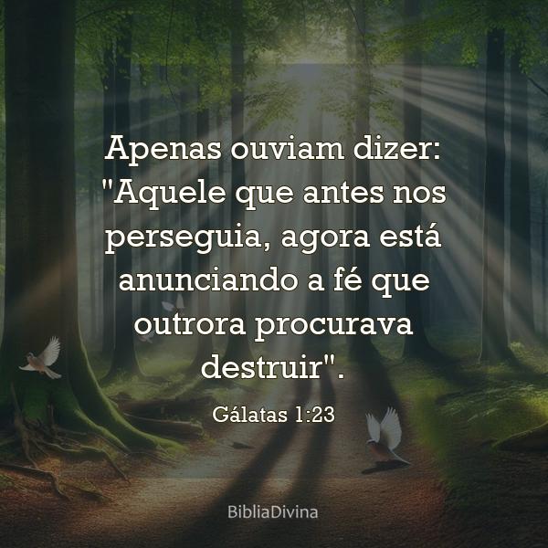 Gálatas 1:23