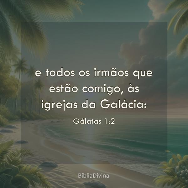 Gálatas 1:2