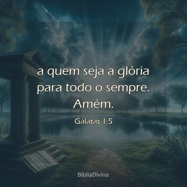 Gálatas 1:5