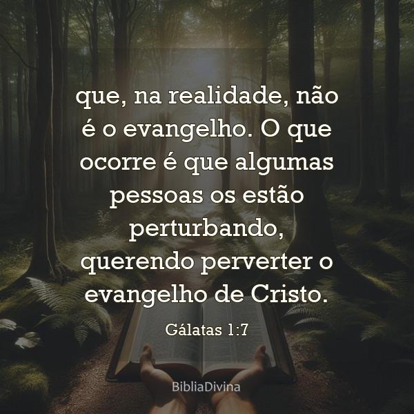 Gálatas 1:7