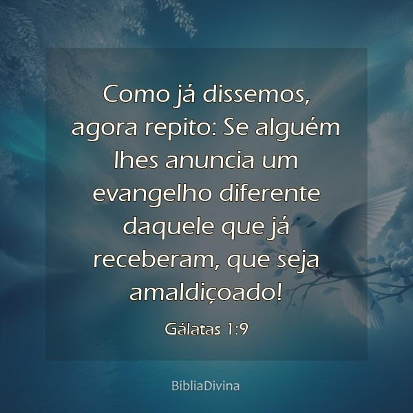 Gálatas 1:9