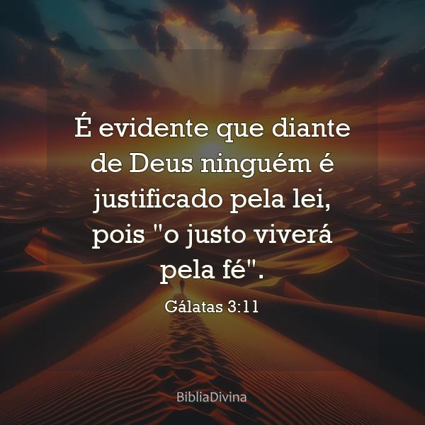 Gálatas 3:11