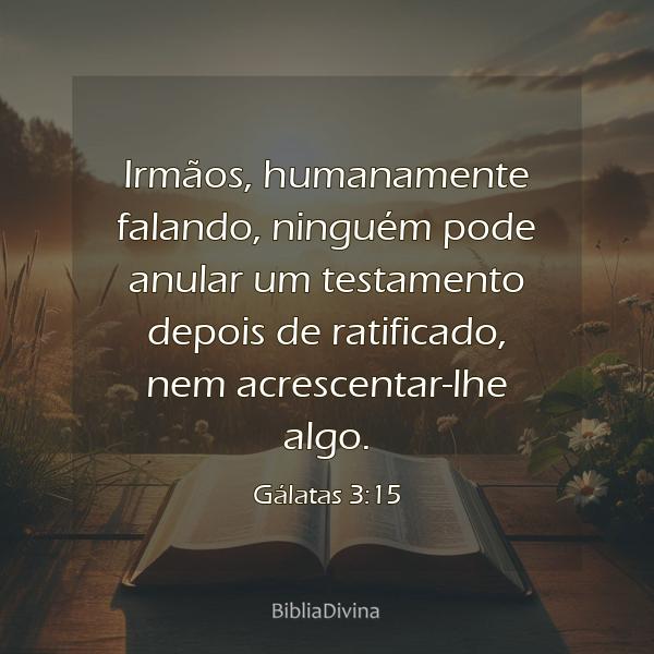 Gálatas 3:15