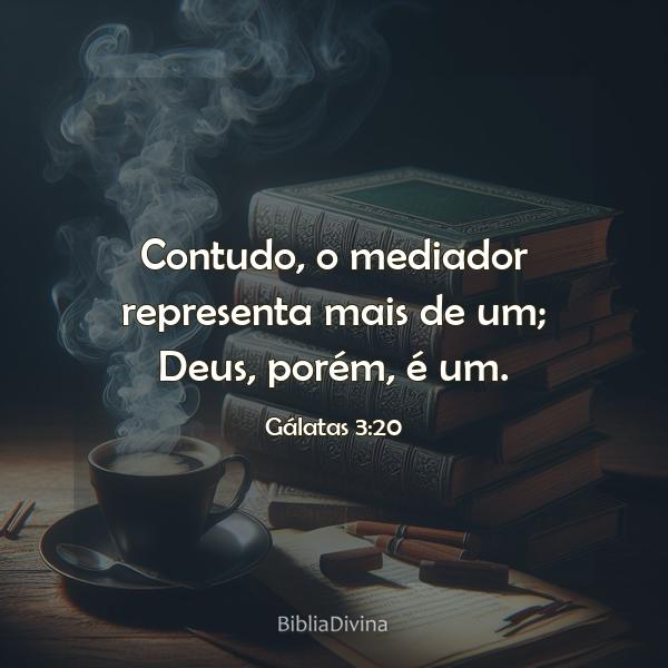 Gálatas 3:20