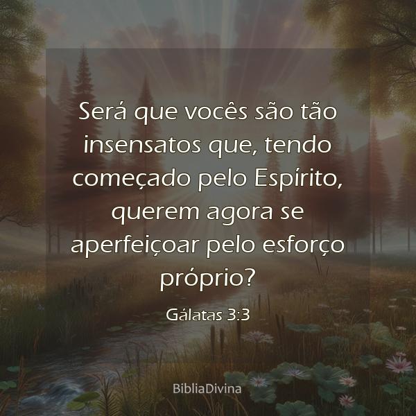 Gálatas 3:3