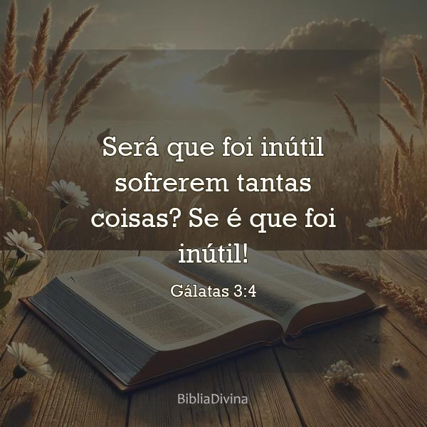 Gálatas 3:4