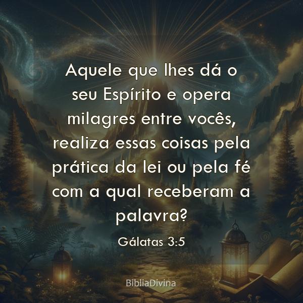 Gálatas 3:5