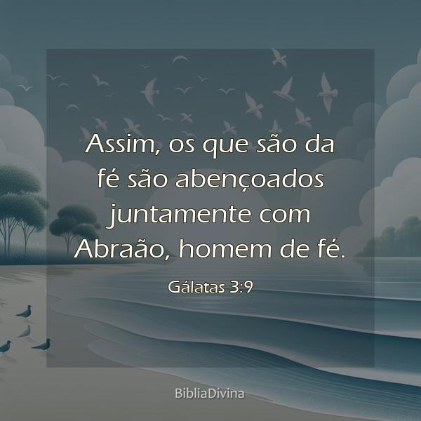 Gálatas 3:9