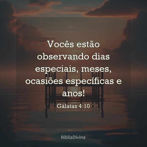 Gálatas 4:10