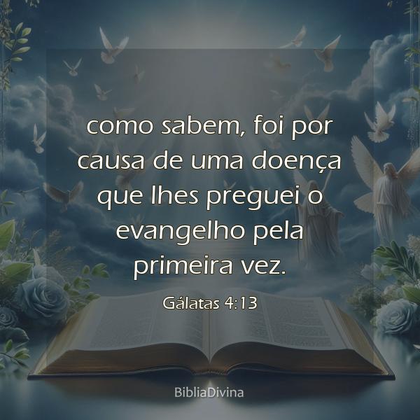 Gálatas 4:13