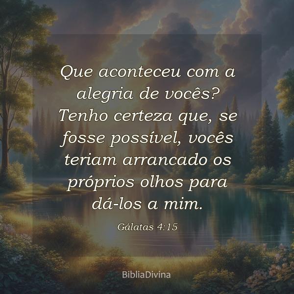 Gálatas 4:15