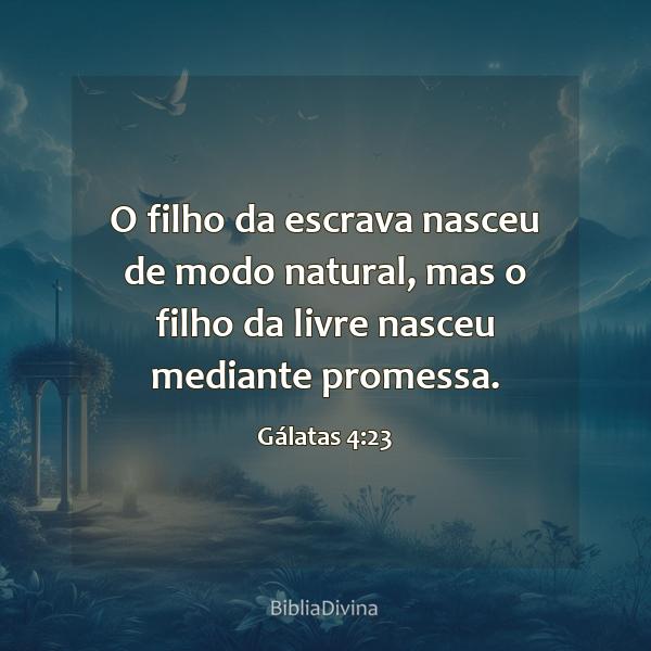 Gálatas 4:23