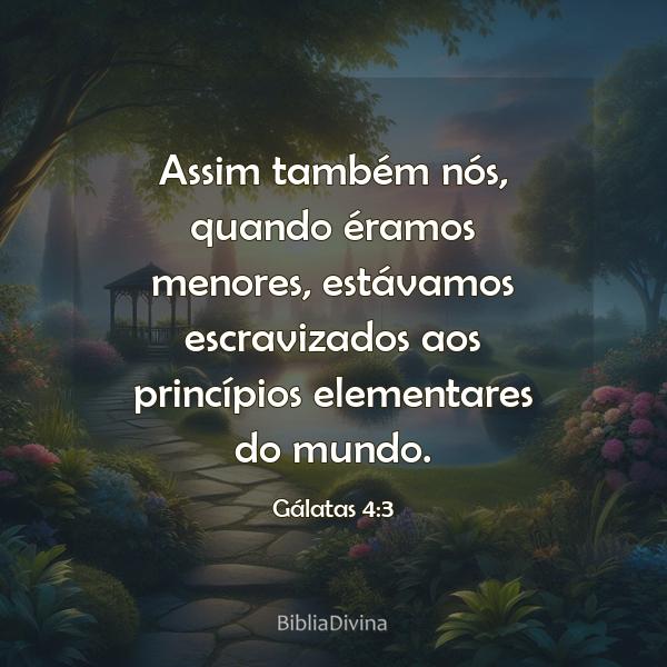 Gálatas 4:3