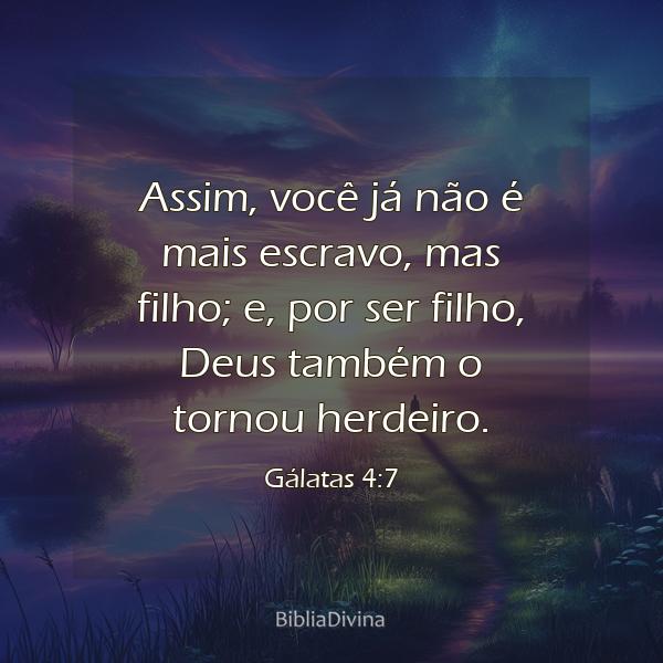 Gálatas 4:7