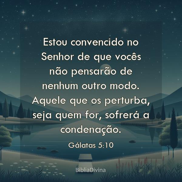 Gálatas 5:10