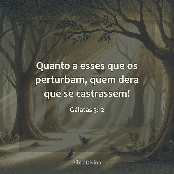 Gálatas 5:12