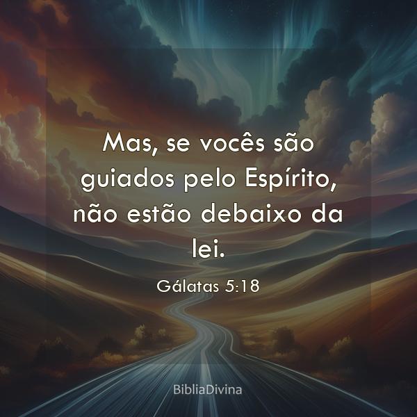 Gálatas 5:18