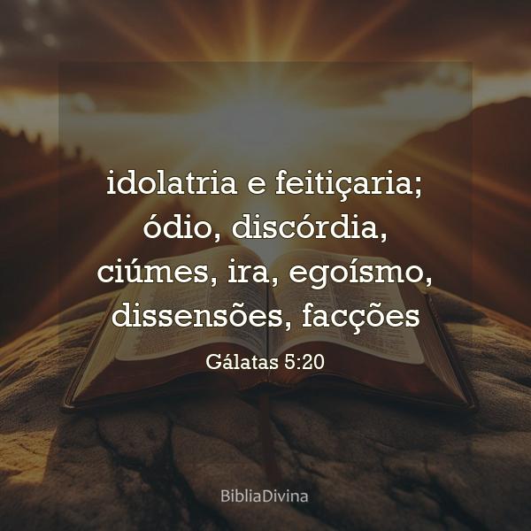 Gálatas 5:20