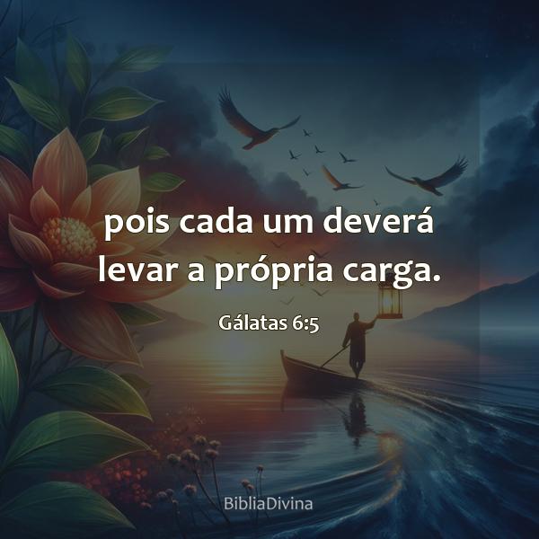 Gálatas 6:5