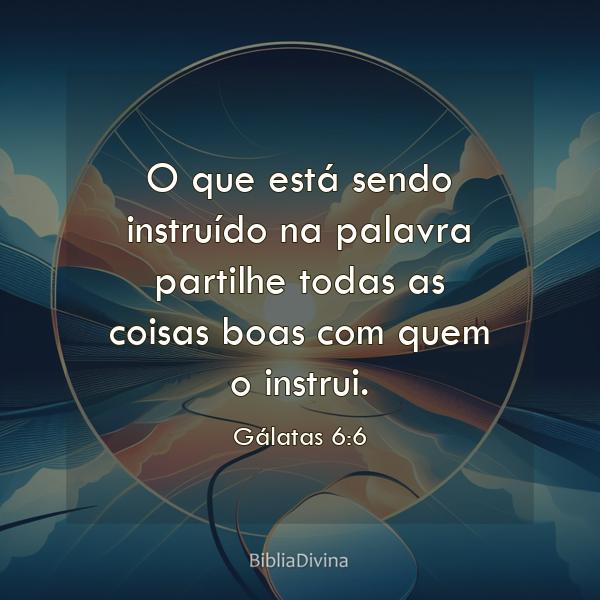 Gálatas 6:6