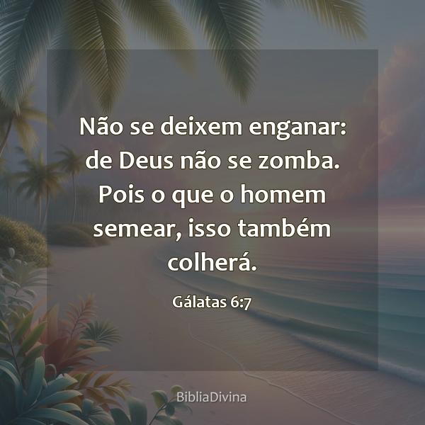 Gálatas 6:7