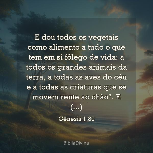 Gênesis 1:30