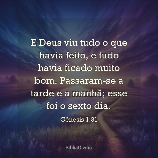 Gênesis 1:31