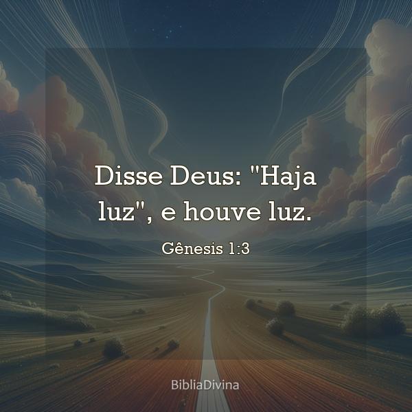 Gênesis 1:3