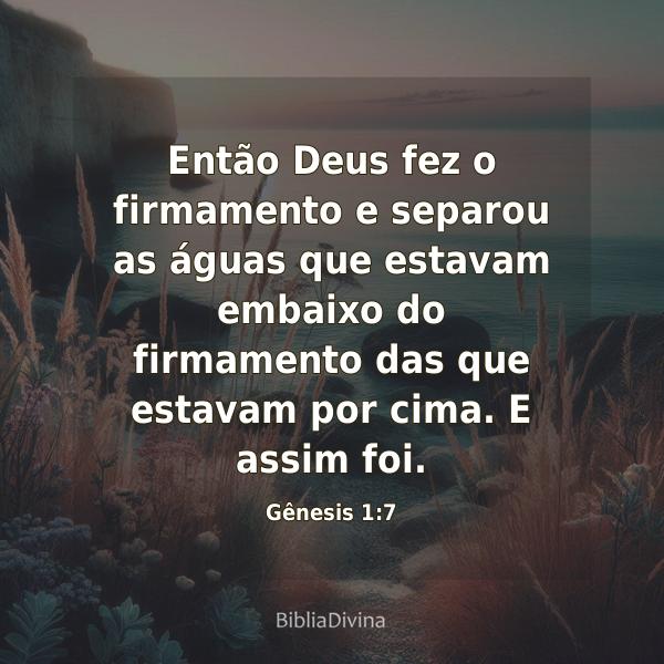 Gênesis 1:7