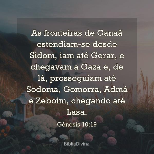 Gênesis 10:19