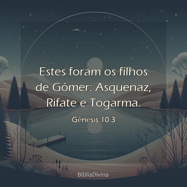 Gênesis 10:3